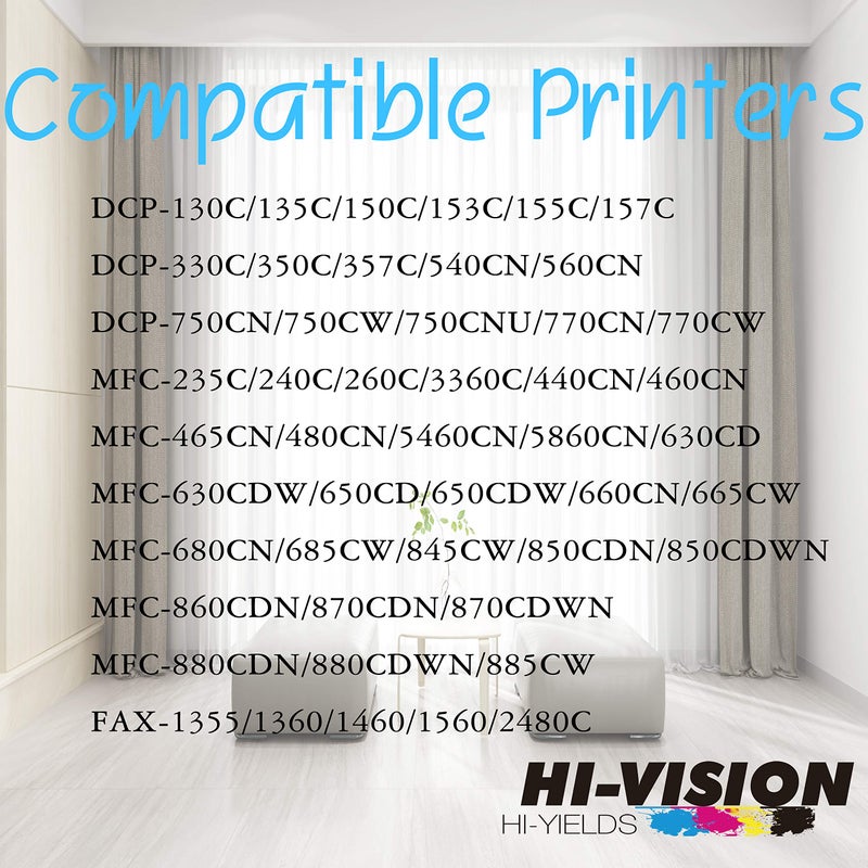 HI-VISION HI-YIELDS Â® Compatible LC-51 LC51 Ink Cartridge Replacement (4 Black, 4 Cyan, 4 Yellow, 4 Magenta, 16-Pack) - Image 2